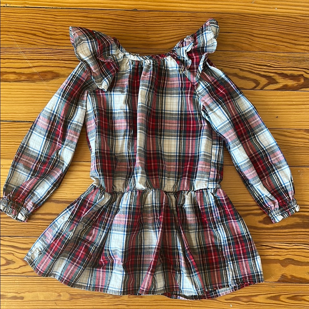 Baby Gap Tartan Long Sleeve Dress 5T EUC